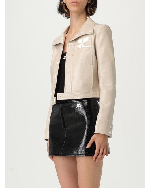 Courreges White Courr&Egrave	Ges Patent Leather Jacket
