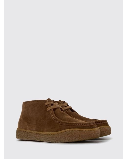 Camper Brown Flat Ankle Boot