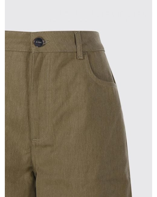 Rohe Natural High-Waisted 5-Pocket Knee-Length Bermuda Shorts