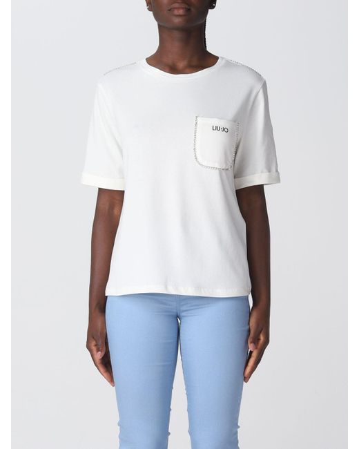 Camiseta de Liu Jo de color Blanco | Lyst
