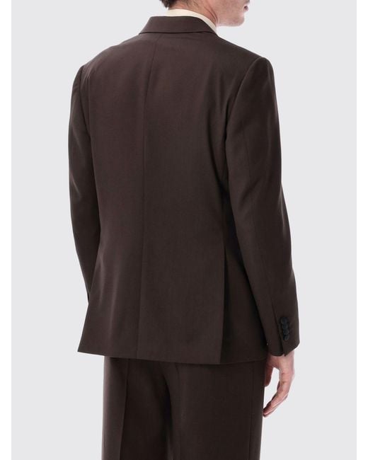 Lardini Gray Double-Breasted Blazer for men