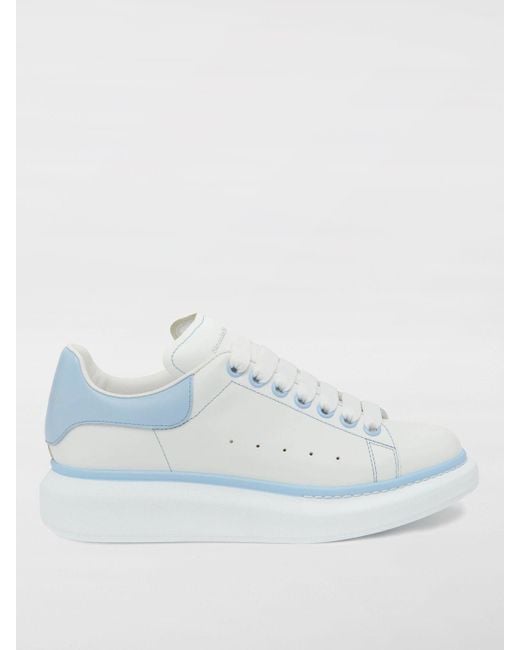Sneakers Larry in pelle di Alexander McQueen in Blue