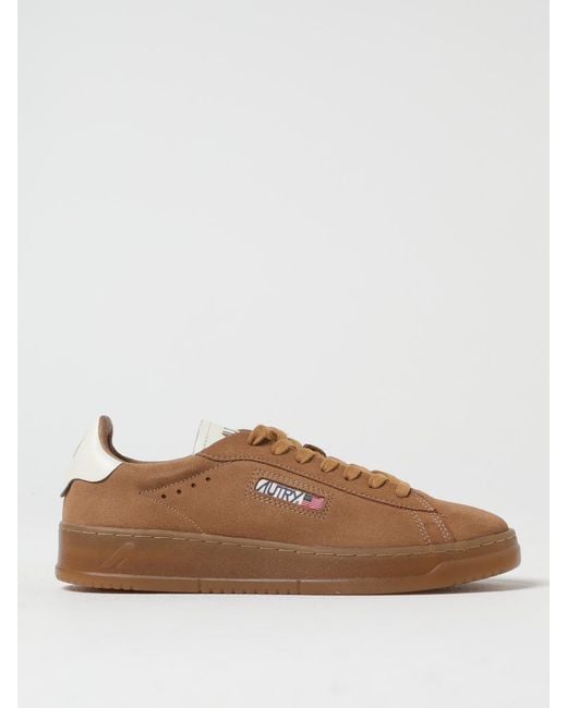 Autry Brown Dallas Suede Sneakers for men