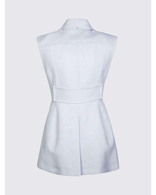 Sportmax White Cotton Blend Vest