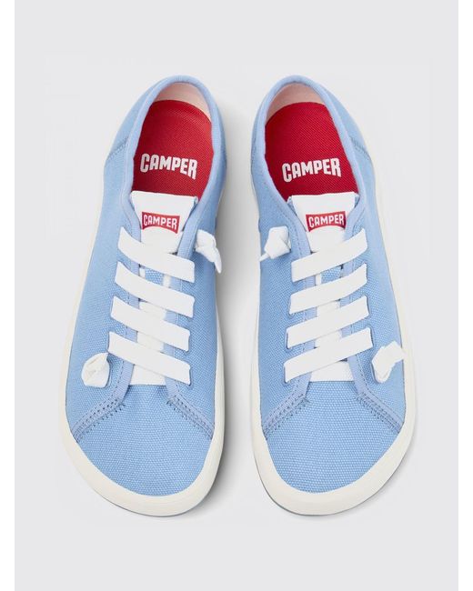 Camper Blue Recycled Cotton Peu Rambla Ii Sneakers