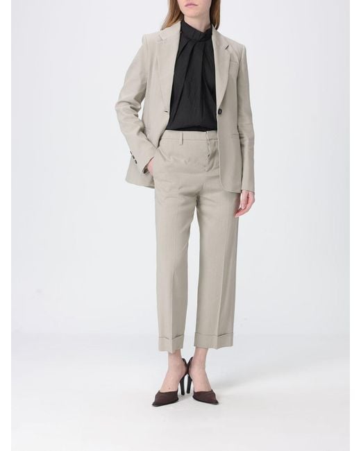 Tela Natural Linen Blend Single-Breasted Blazer