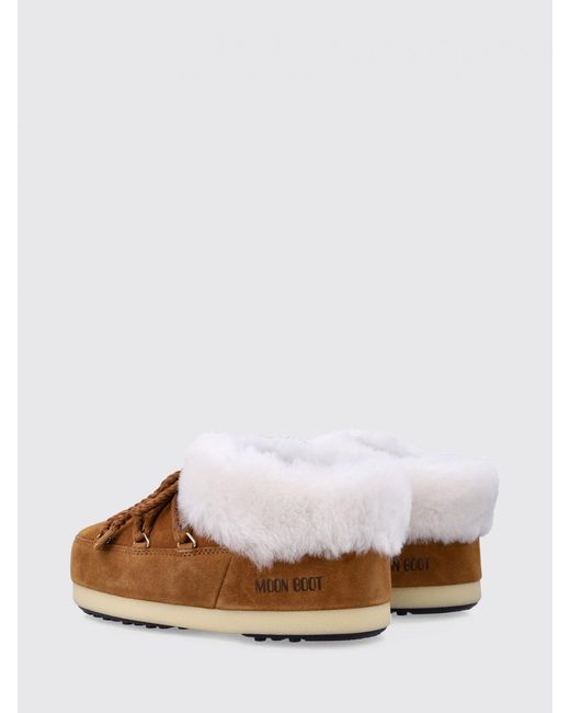 Moon Boot Brown Flat Sandals