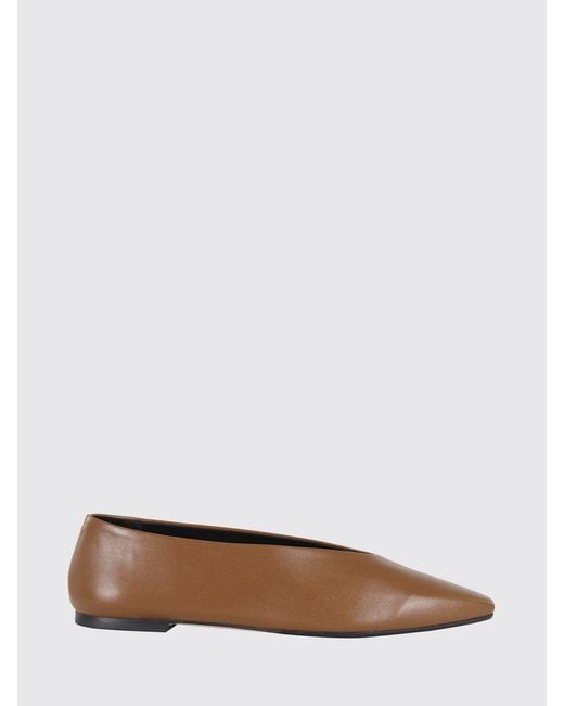 Aeyde Brown Betty Nappa Ballet Flats
