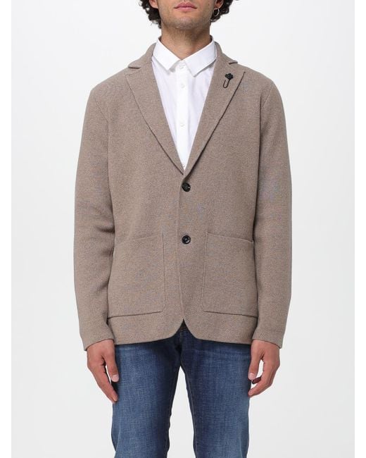 Jersey Hombre Lardini de hombre de color Gray