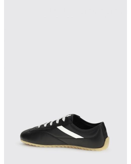 McQueen White Boxe Leather Sneakers for men