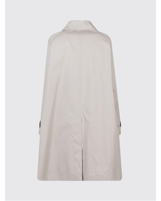 Moorer Gray Rolita-J-Se1 Technical Fabric Trench Coat
