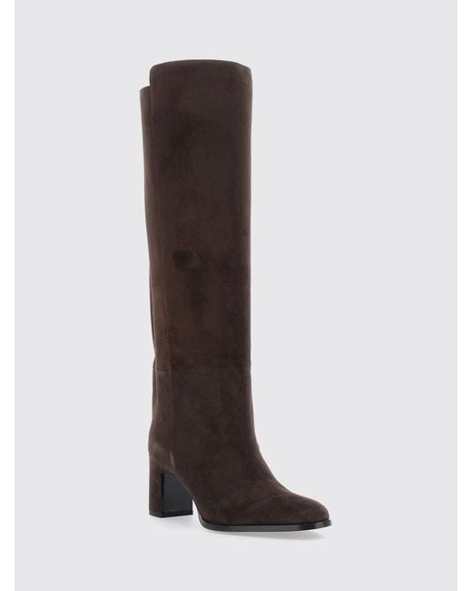 Jimmy Choo Brown Flat Ankle Boots