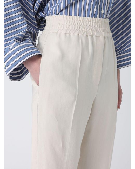 Brunello Cucinelli Blue Baggy Trousers
