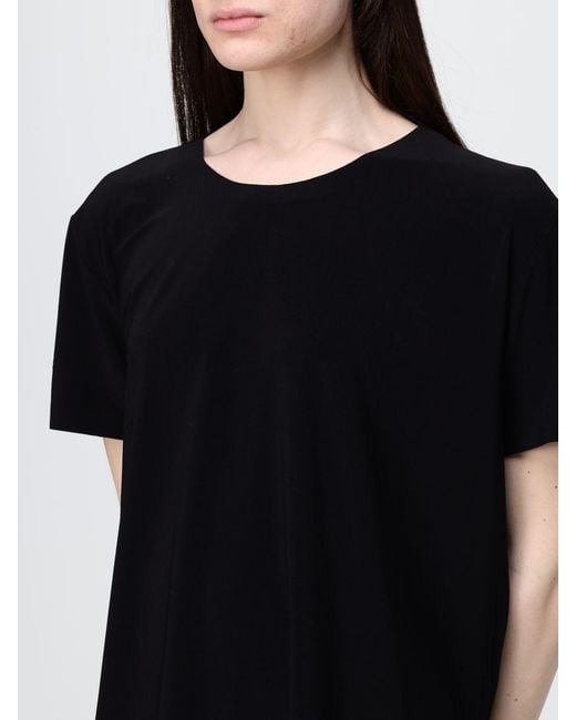 Norma Kamali Black Jersey Top
