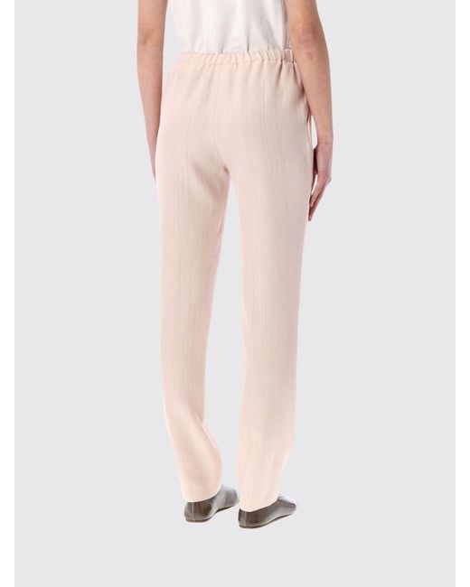 Loulou de Saison Pink Virgin Wool Blend Trousers