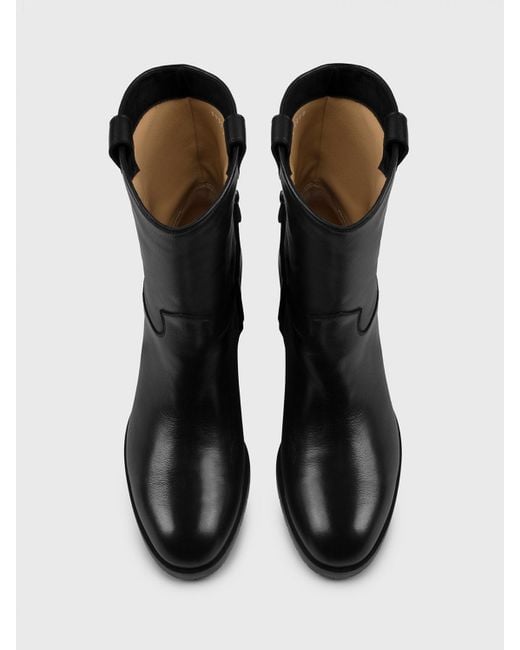Botines Planos Mujer Doucal's de color Black
