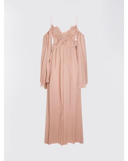 Blumarine Pink Long Dress