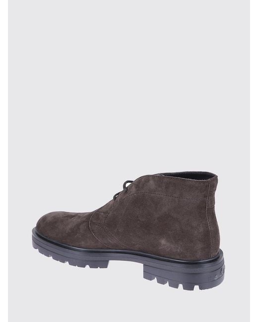 Hogan Brown H673 Suede Chukka Boot for men