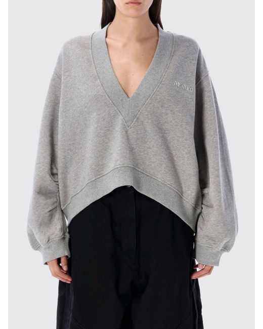 The Attico Gray Sweatshirt Damen