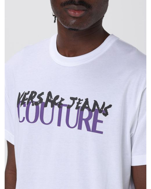 Camiseta Hombre Versace Jeans Couture de hombre de color White