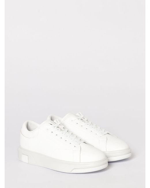 ARMANI EXCHANGE Natural Leather Sneakers for men