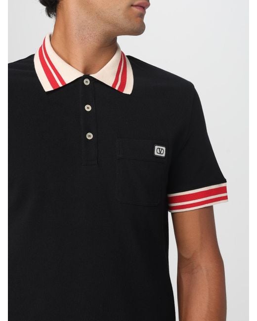 Valentino Black Polo Shirt for men