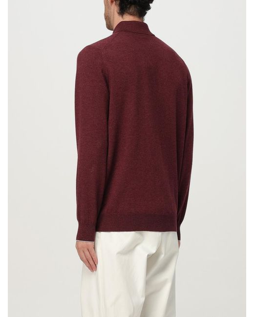 Brunello Cucinelli Red Jumper for men