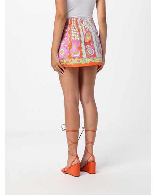 Emilio Pucci White Skirt