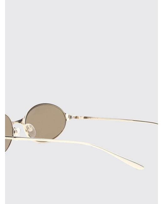 McQueen White Sunglasses