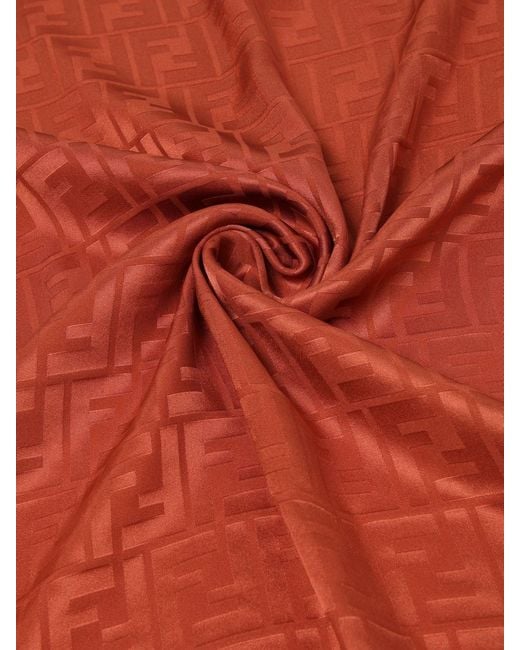 Bufanda Mujer Fendi de color Orange