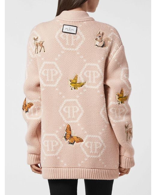 Philipp Plein Natural Cardigan