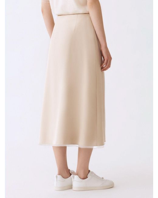 Fabiana Filippi Natural Midi Skirt
