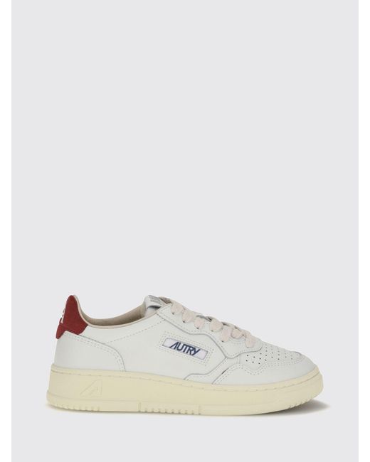 Autry White Medalist Low Sneakers