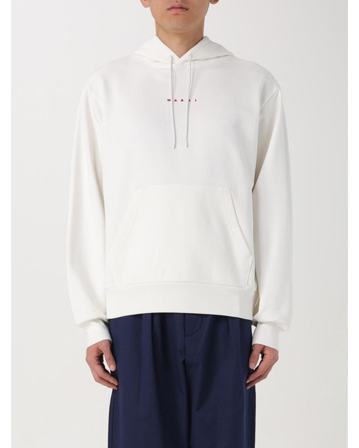 Marni White Sweatshirt for men