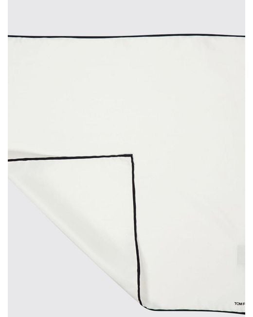 Tom Ford White Neck Scarf for men
