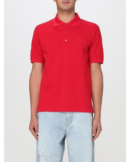 Golden Goose Deluxe Brand Red T-Shirts And Polos for men