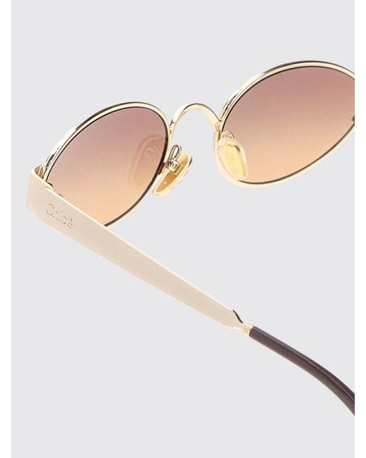 Chloé Natural Chlo&Eacute Oval-Frame Sunglasses