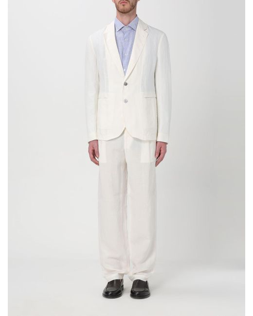 Emporio Armani Anzug in White für Herren