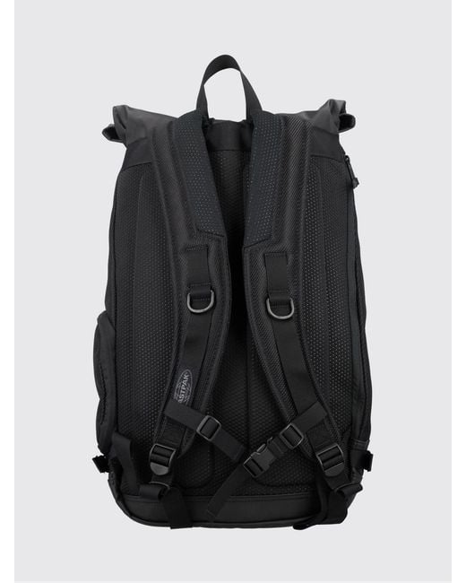 Eastpak Black Polyester Tecum Roll Backpack for men
