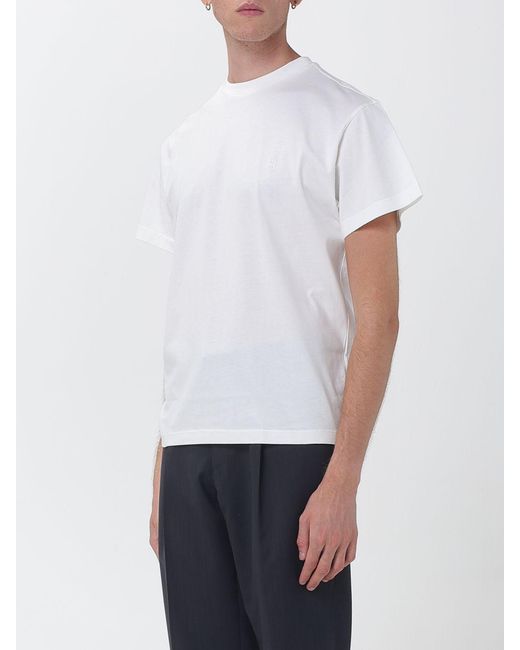 Jil Sander White Set Of Three Pure Cotton Crew Neck T-Shirts for men