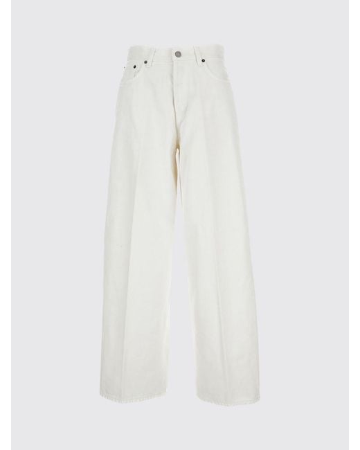 Vaqueros De Pierna Recta De Denim Haikure de color White