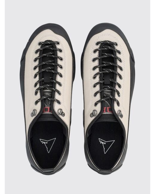 Roa White Tuff Cotton Canvas And Rubber Sneakers for men