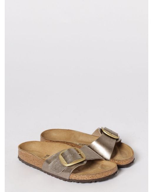 Birkenstock Multicolor Laminated Leather Madrid Big Buckle Sandals