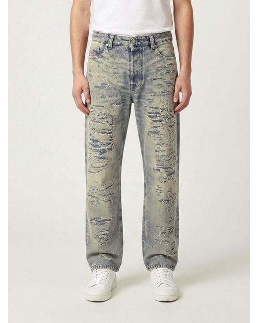 DIESEL Gray 1980 D-Eeper Skinny Fit Jeans for men