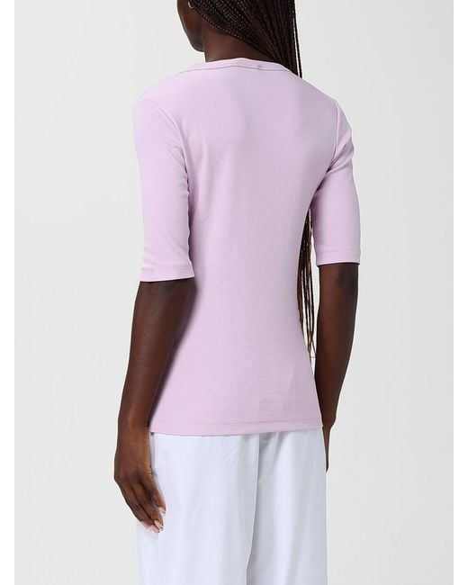 Fabiana Filippi Purple Basic Cotton T-Shirts