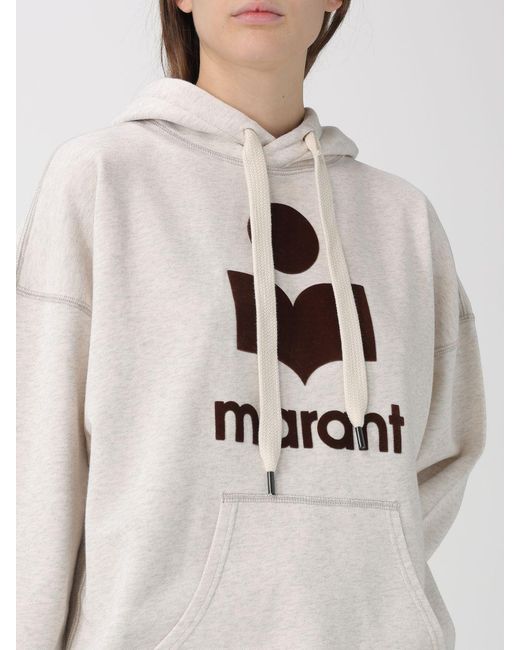 Isabel Marant Natural Cotton Blend Hoodie