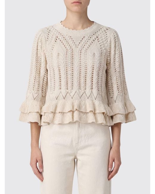 Isabel Marant Natural Knit Top