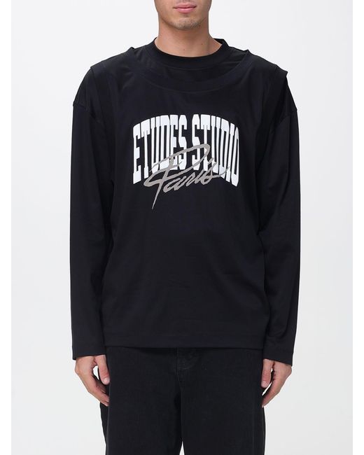 Etudes Studio Black T-Shirt Études for men