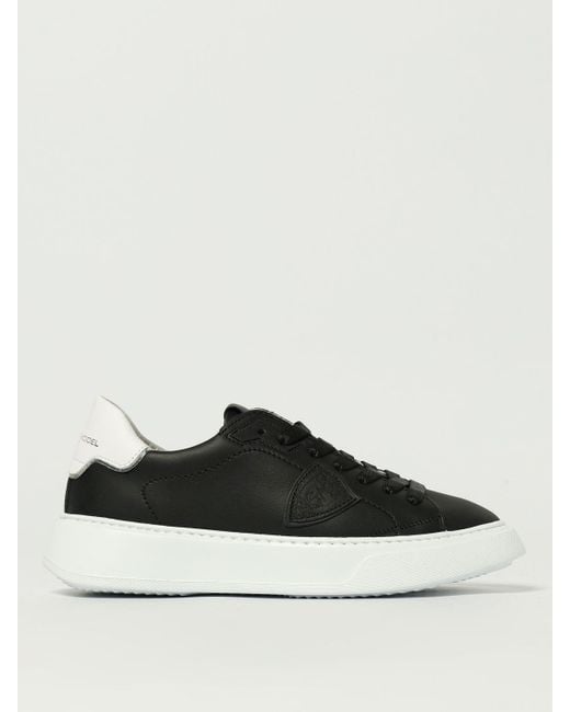 Baskets Femme Philippe Model en coloris Black