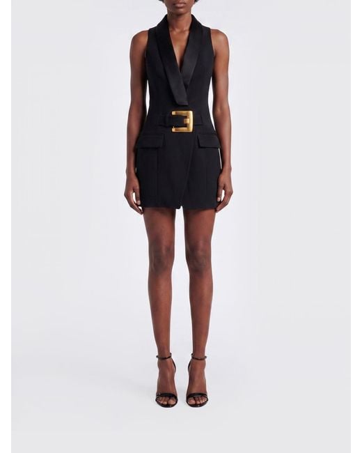 Balmain Black Dress